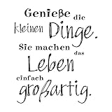 Rayher Stempel Holz 'kleine Dinge', 5 x 6 cm, Holzstempel zum Gestalten von Karten, Umschlägen, Geschenken, Motivstempel, Butterer Stempel, 29042000, Natur / Grau