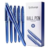 LIEBKAMP Ball Pen [5 Stk] Kompatibel mit Pilot Frixion, BIC Intensity, Eberhard Faber | Tintenroller radierbar | radierbarer Kugelschreiber