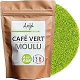 100% natürlicher gemahlener grüner Kaffee - gemahlene grüne Kaffeebohnen ungeröstet vegan glutenfrei - NCA (250)
