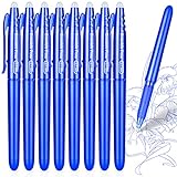 YYSHUS Radierbarer Kugelschreiber Gelschreiber, 8 Stück Tintenroller Radierbar Set 0.7 mm Blau Iöschbare Stifte, Erasable Pen, Ball Pen für Bürobedarf Schulsachen