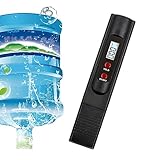 Raxove Tds Wassertester Instant Digital Wassertester Tester Reichweite 0-9990ppm Wassertester Kit mit ± 2% Genauigkeit und Datensperre, Wassertester für Trinkwasser, Hydrokultur, Ro System, Pool