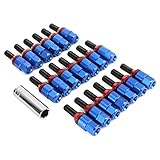 LUCKDANO Lug -Bolzen, Radbolzen mit 20 Pcs M12*1,5 Mm Aluminium für 1 Serie E81 E82 E87 E88 (Blue)