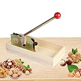 Aisny Nussknacker Retro Nussknacker Walnüsse Nussknacker Walnussknacker Nussknacker Edelstahl Robuster Nussknacker Werkzeug für NüSse PekannüSse, WalnüSse Mandeln