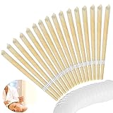 16 Stück Ohrkerzen,Ohrenkerzen Ohrkerzen zur Reinigung Ear Candle Ohrenschmalz Entferner Kerzen mit 16 Schutzscheiben Ohrkerze Ohrenschmalz Kerzen Set