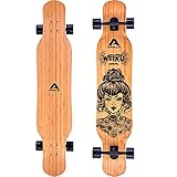 Apollo Dancer Longboard Weird, 46 x 9,5 Zoll, ABEC 9 Kugellager, stylische Longboards, perfekt zum Dancing für Profis und Anfänger, Komplettboard für Tricks und Moves Aller Art, Cruiser Longboard