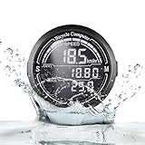 AMFUN Fahrradcomputer Kabellos, 2,2 Zoll LCD-Bildschirm Auto Hintergrundbeleuchtung, Universal 19 Funktionen, IP67 Wasserdicht, Fahrradtacho und Kilometerzähler, Geeignet für Radfahren