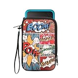 kwmobile Tasche kompatibel mit Nintendo 3DS XL - Neopren Hülle - Comic Symbole Mehrfarbig