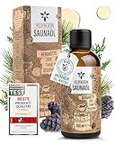 Heldengrün® BIO Saunaaufguss Wald “Berghütte” [100 % NATURREIN] Saunaöl mit Zedernholz, Tanne & Zirbe - Ruhiger Saunaaufguss für Liebhaber – Sauna Konzentrat für 20 Anwendungen