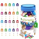 Zahlenspiele, Zahlenspiele Für Kinder, Süßes Eiscreme-Lernspielzeug Für Kinder – Lustiges Und Fesselndes Zuordnungsspiel, Zahlenlernspielzeug Für Kleinkinder