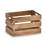 Zeller 15165 Aufbewahrungs-Kiste Vintage, Holz Kiste, Holz, Natur, ca. 31 x 21 x 19 cm