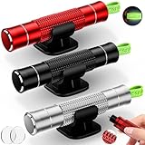 smosun Verbessert Gurtschneider Notfallhammer Mini, 2 In 1 Safety Nothammer Auto mit Gurtschneider, Tragbarer Sicherheitshammer Fensterbrecher, Glasbrecher, Autoscheiben Zerstörer (3 Stück)