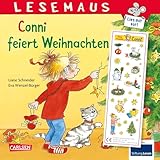 LESEMAUS 58: Conni feiert Weihnachten: Bilderbuchgeschichte für Kinder ab 3 | mit tollen Weihnachtsstickern (58)