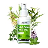 Fuß- und Schuh Deo Spray BioFit Pflanzlich - ohne Aluminium! - Gegen Schweißfüße, Fußgeruch, Schuhgeruch, Schwitzen der Füße - Ideal für Sportschuhe, Wanderschuhe, Freizeitschuhe und Arbeitsschuhe bei Schuhgeruch - Antibakteriell & effektiver Schutz vor Fuß- und Nagelpilz!