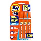 Tide Fleckenentferner für Kleidung, Tide To Go-Stift, sofortiger Fleckenentfernerstift und Fleckenreiniger, tragbar und reisefreundlich, funktioniert auf Lebensmittel- und Getränkeflecken, passt in
