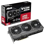 ASUS TUF Gaming Radeon RX 7600 XT OC Edition 16GB GDDR6 Gaming Grafikkarte schwarz (AMD Radeon RX7600XT, PCIe 4.0, 1x HDMI 2.1, 3X DisplayPort 2.1, TUF-RX7600XT-O16G-GAMING)