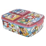 Stor Paw Patrol | Kinder 3-Fach-Sandwich-Box - Kinder-Lunch-Box - Snack-Halter - dekoriert Lunch-Box
