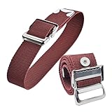 Hemobllo 2 Stück Verstellbare Nylon Stelzen Beinriemen mit Aluminiumlegierung Trockenbau Ersatz Fußschlaufen für Verputzen Streichen und Verkabeln