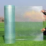 Transparente Polycarbonat-Dachplatte mit Tagesbeleuchtung, 0,8 mm, Glasfaser-Isolierung, wasserdicht, Gewächshaus-Dachplatten für Gewächshaus, Überdachung, Carport, leicht zu schneiden, 0,5 x 12 m
