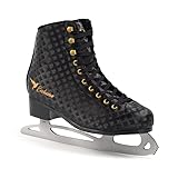 MADIVO SMJ Exclusive Damen Schlittschuhe Eiskunstlauf Eislaufschuhe Klassische Eislauf Schwarz | Größen: 37, 38, 39, 40, 41 (39)