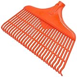 Agrarflora Premium Laubbesen 40cm - Widerstandsfähiger & Robuster Rechen für den Garten, Vielseitig einsetzbar als Laubrechen, Rasenrechen oder Gartenrechen - 1 Stück