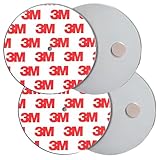 König Design Rauchmelder Magnethalter 10 Stück Selbstklebende Magnethalterung für Rauchmelder Ø 70mm schnelle & sichere Montage ohne Bohren und Schrauben für alle Feuermelder und Rauchwarnmelder