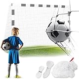 Neo-Sport Fußballnetz - Fußballtornetz Tornetz - Robust - Ersatznetz - 215 x 150 x 90 cm