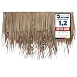 Thaiboo Palmdach Paneele Palmschindel Palmenblätter | Nachhaltiges Naturmaterial | Wetterfest Regendicht und Langlebig | Innen- und Außenbereich | ca. 115 cm x 80 cm | 1 Stück