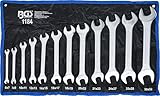 BGS 1184 | Doppel-Maulschlüssel-Satz | 12-tlg. | SW 6 x 7 - 30 x 32 mm | CV-Stahl | inkl. Tetron-Rolltasche