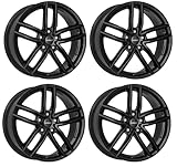 4x Dezent Felgen Alufelgen TR black 7.5Jx18 ET51 5x112 kompatibel mit Skoda Octavia