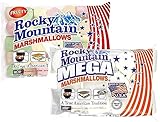 Rocky Mountain Marshmallows Probierset Fruity & Mega, bunte traditionell Amerikanische Süßigkeiten zum Rösten am Lagerfeuer, Grillen oder Backen, Fruchtgeschmack, (1x300g, 1x340g)