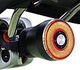 Monkey Home Fahrrad Bicycle Rücklicht,Bremsaktiviertes Rücklicht, Auto On/Off, wasserdicht, USB wiederaufladbar, Ultra Bright LED Warnung zurück Fahrrad Taschenlampe, Radfahren Sicherheit Zubehör