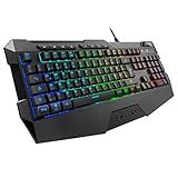 Sharkoon Skiller SGK4 Gaming Keyboard RGB, N-Key-Rollover, (Deutsches Tastaturlayout), schwarz