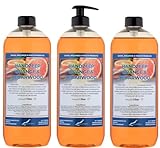Handseife Sweet Orange & Cedarwood 1 Liter - 3er Set - mit Pumpe