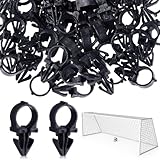 Fußball-Tornetz-Clips | Befestigungszubehör für Tornetze mit Sicherheitsmaterial – Sportzubehör für Gelände Garten Reparatur Training Match