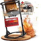 FEUERGRAF® SplitX Holzspalter manuell - [inkl. Klingenschärfer] Brennholzspalter, manueller Holzspalter, Anzündholzspalter, Kindling Cracker, Holz spalten - inkl. Anleitung