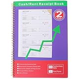 SOPOTUTU Quittungsblock für Kleinunternehmen Kopierfähiges Auftragsbuch mit Spiralbindung Stabiles Papier Kompakt für Geschäftliche Belege und Mietquittungen