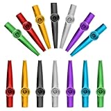 14 Stück Kazoo Set Aus Aluminiumlegierung - Musikinstrumente in 7 Farben für Kinder, Musikliebhaber, Anfänger - Party Favors Geschenke
