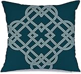 Kopfkissenbezug Musterform Keltische Insignien Alte Knotenrolle Schottland Stil Grenze Heraldik Antike Schönheit Kissenbezüge Moderne Dekokissen Kissenhülle Waschbar Kissenhüllen Für 45X45CM