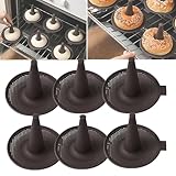 Xevinas 6stk Bagel Backform | Donuts Backform | Kuchenform Klein | Silikon Kuchenform | Durchmesser Von 5,31 Zoll Und Eine HöHe Von 3,66 Zoll | Hergestellt Aus Lebensmittelechtem Silikonmaterial