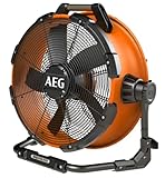 AEG Ventilator BDF18-0, Hybrid (18V & AC), bürstenlos, Durchmesser 57,5 cm, 6 Geschwindigkeitsstufen, speziell für große Flächen, ohne Akku