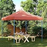 Furniture Item Home Faltbares Partyzelt Pop-Up Terrakotta 292x292x315 cm Möbel