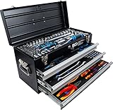 BGS 3350 | Elektriker-Metall-Werkzeugkoffer | 3 Schubladen | mit 147 Werkzeugen