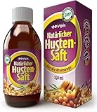 Pflanzlicher Hustensaft für Erwachsene & Kinder - Wirksamer Hustenstiller & Schleimlöser mit 8 Kräutern - 150 ml Hustenlöser - Cough Syrup