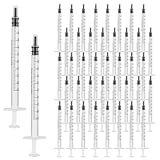 ASelected 200 Stück Insulinspritzen 1ml Kunststoff Einmalspritzen 1ml Spritzen ohne Nadeln Kolostrum Spritze für Lebensmittel, Haustiere, wissenschaftliche Laboratorien, Einzeln Versiegelt