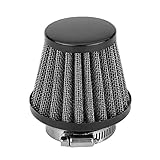 ETOPARS Schwarz Motorrad Luftfilter Universeller Motorrad Lufteinlassfilter Kit 52mm 53mm 54mm Auto Ansaugluftfilter Luftfilterinduktion Vergaser Offroad