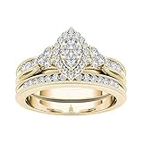 ROMIDA Damen Verlobungsring 925 Silber Ringe Klassik Geschnitzte Blumenmuster Ringe Stapelbar Zirkonia Diamantring Versprechen Einstellbare Zarte Hochzeit Muttertagsgeschenk