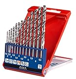 kwb Silver Star Metallbohrer-Satz, HSS-G – 13-teiliges Bohrer-Set für schnelles und präzises Bohren in Metall