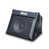 Coolmusic BP40 40W batteriebetriebener Verstärker, Akustikgitarrenverstärker, Busking-Verstärker, integriertes Bluetooth
