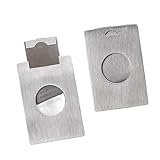 JDIME Quadratischer Zigarrenschneider, tragbar, Edelstahl, Guillotine, Schere, Metall, Geschenk