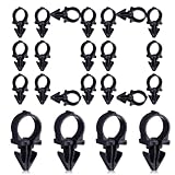 Fußball Tornetz Clips - 100 Teile Robuste Torhalterung Klammern für Fußballnetz - Sport Befestigung für Garten Platz Reparatur Training Spieltag